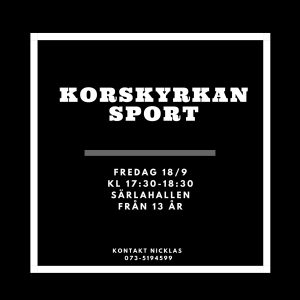 Korskyrkan Sport @ Särlaskolans idrottshall