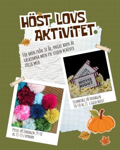 Höstlovsaktivitet - pyssel